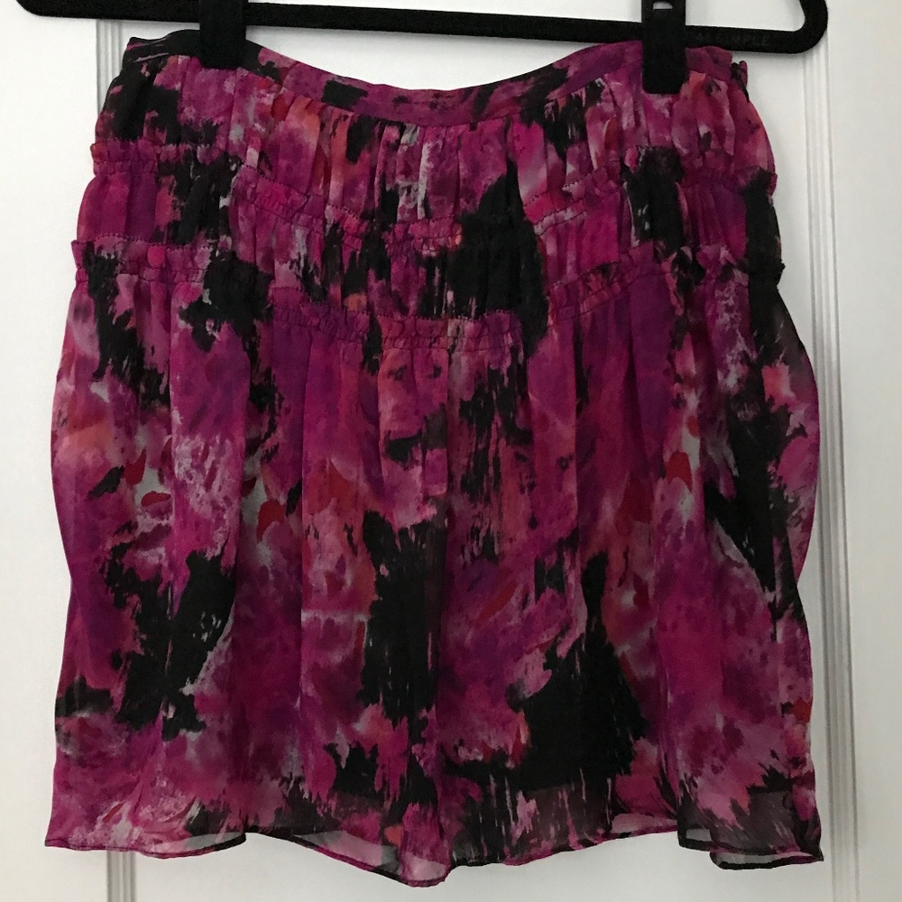 Purple Watercolor Skirt
